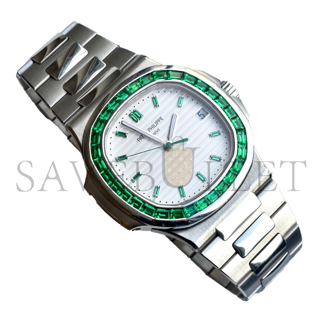 P**ek Ph**ppe emerald nautilus watch 5711p